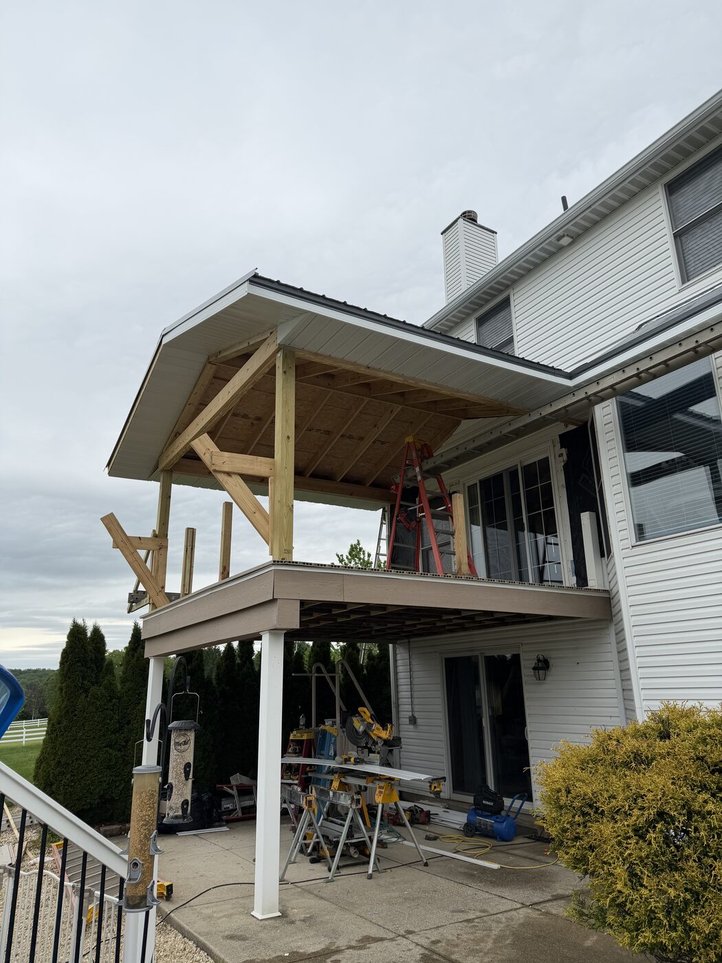 Two-Story Covered Deck